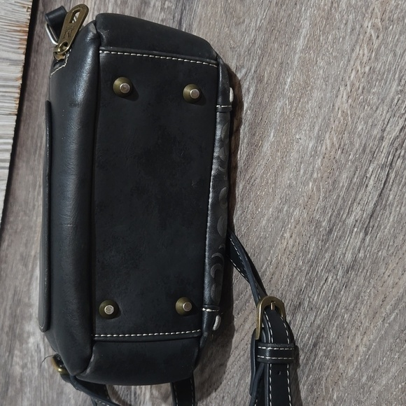 Montana West concealed handbag gray and black with studs - Picture 13 of 13